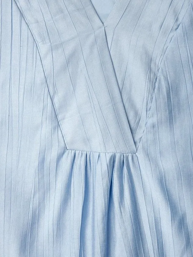 Vintage Plain Loose Dress