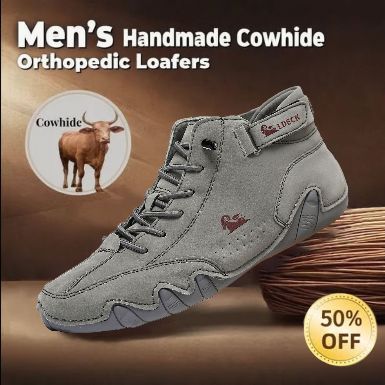 🔥Today 70% off🔥 Unisex Waterproof Fashion Orthopedic Shoes with Arched Foot Support