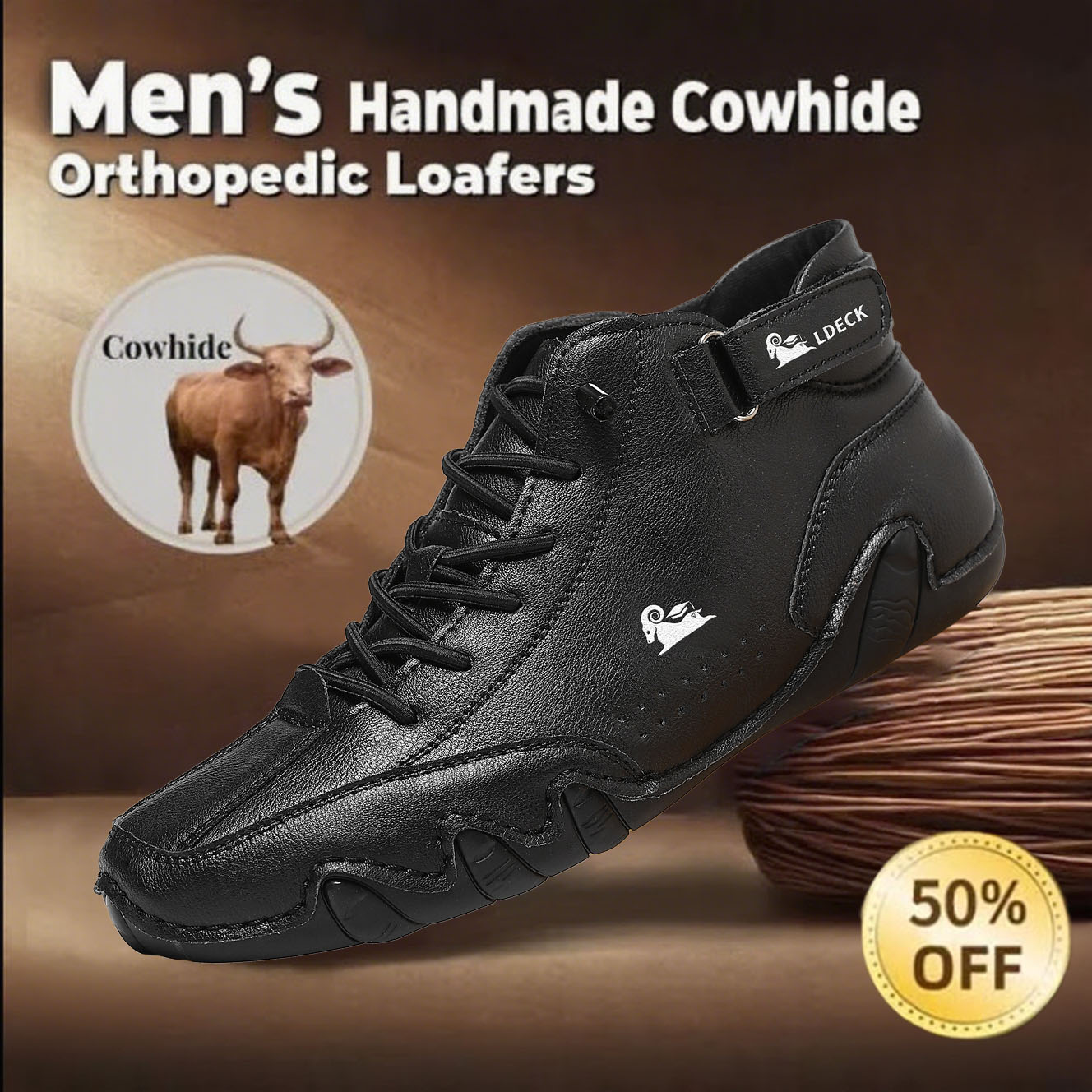 🔥Today 70% off🔥 Unisex Waterproof Fashion Orthopedic Shoes with Arched Foot Support