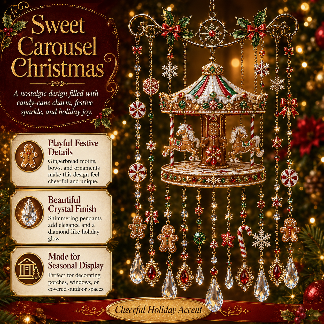 🎁LAST DAY — LIMITED TIME 49% OFF！Magical Christmas Wind Chime 🔥BUY 3 GET 1 FREE (Add 4 Pcs To Cart)