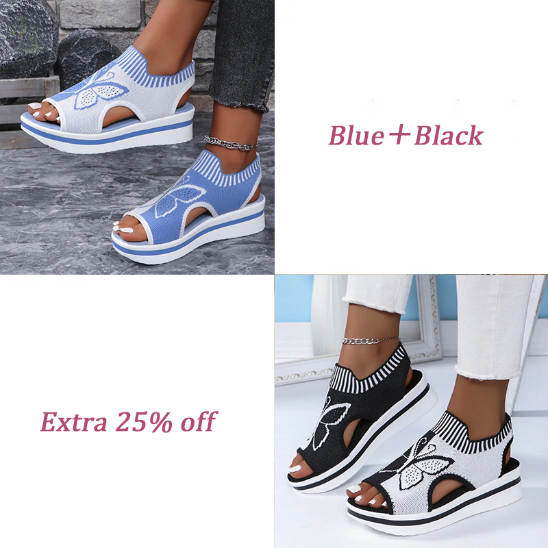 Women's Casual Peep-Toe Platform Beach Sandals