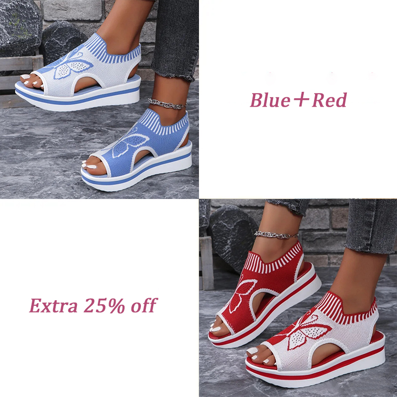Women's Casual Peep-Toe Platform Beach Sandals