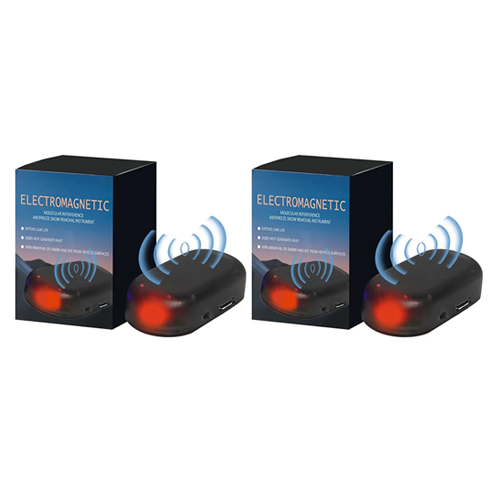 Electromagnetic device for molecular interference for vehicles – for de-icing and snow removal