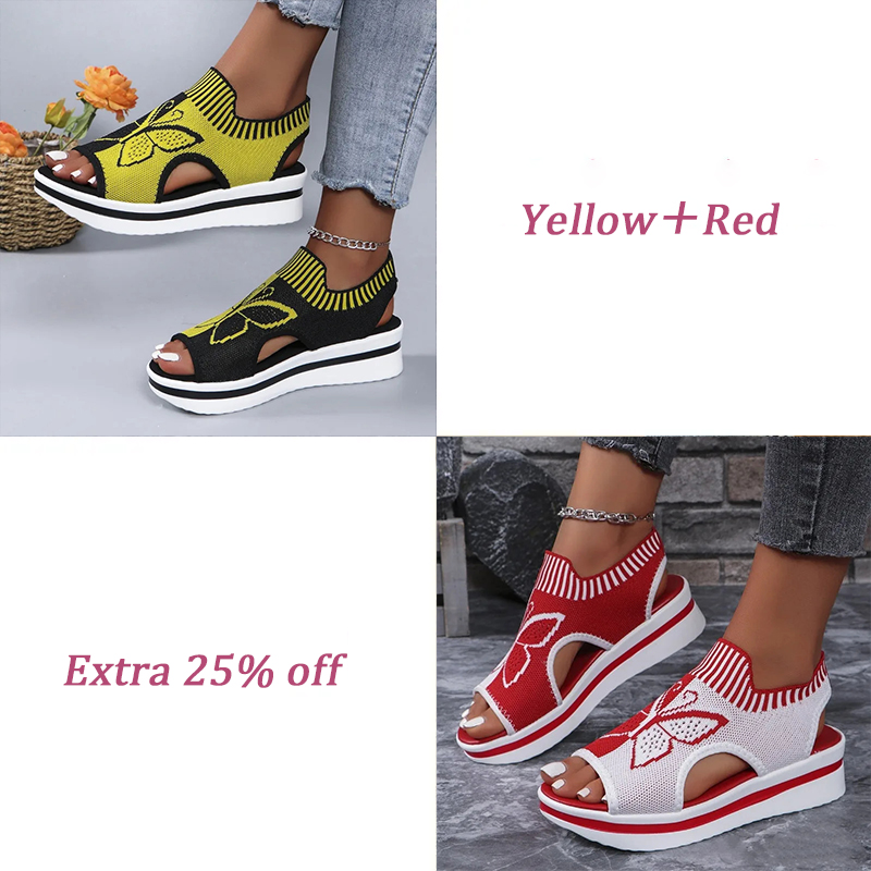 Women's Casual Peep-Toe Platform Beach Sandals