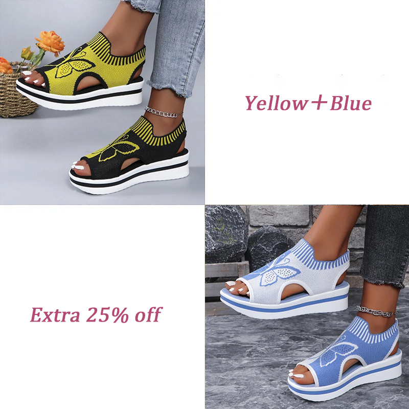 Women's Casual Peep-Toe Platform Beach Sandals