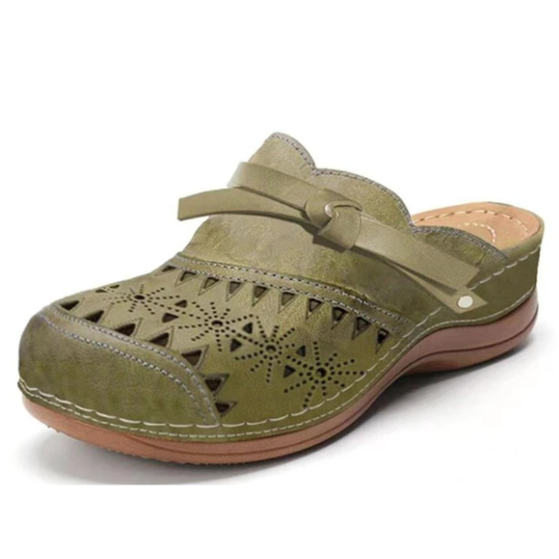 Women’s Bowknot Wedge Sandals – Arch Support & Everyday Comfort