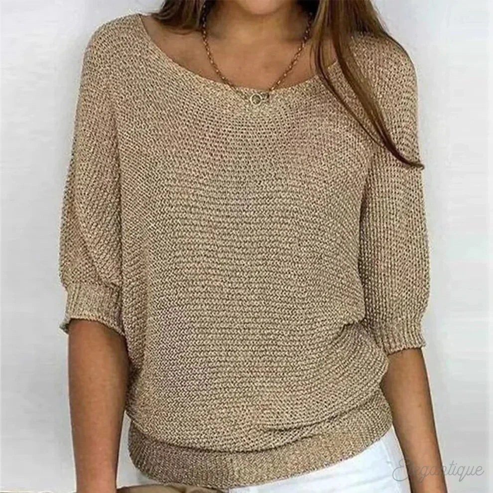 🔥Last day 70% off 🔥Relaxed Knit Top