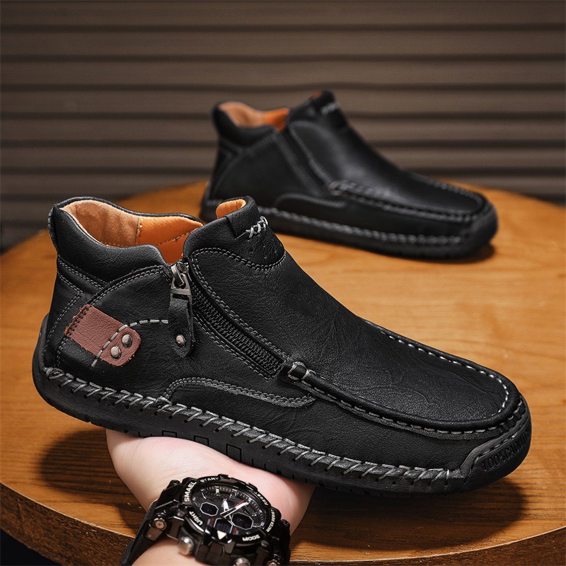 ⏰Last Day! 70% OFF🔥Men's Genuine Leather Orthopedic Walking Boots
