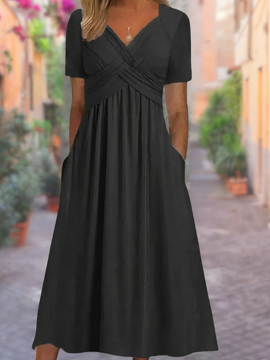 V-neck summer dress