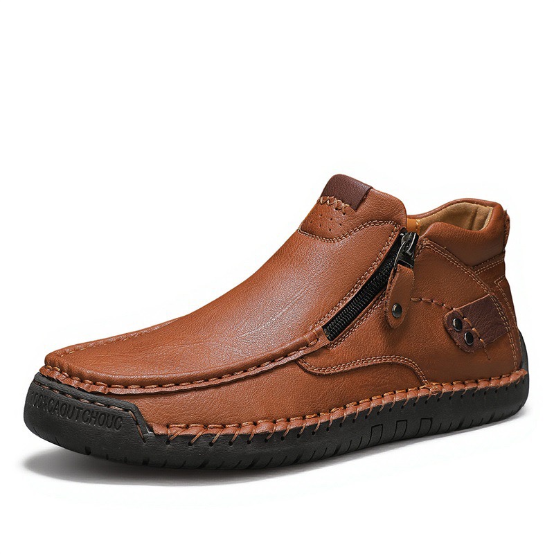 ⏰Last Day! 70% OFF🔥Men's Genuine Leather Orthopedic Walking Boots