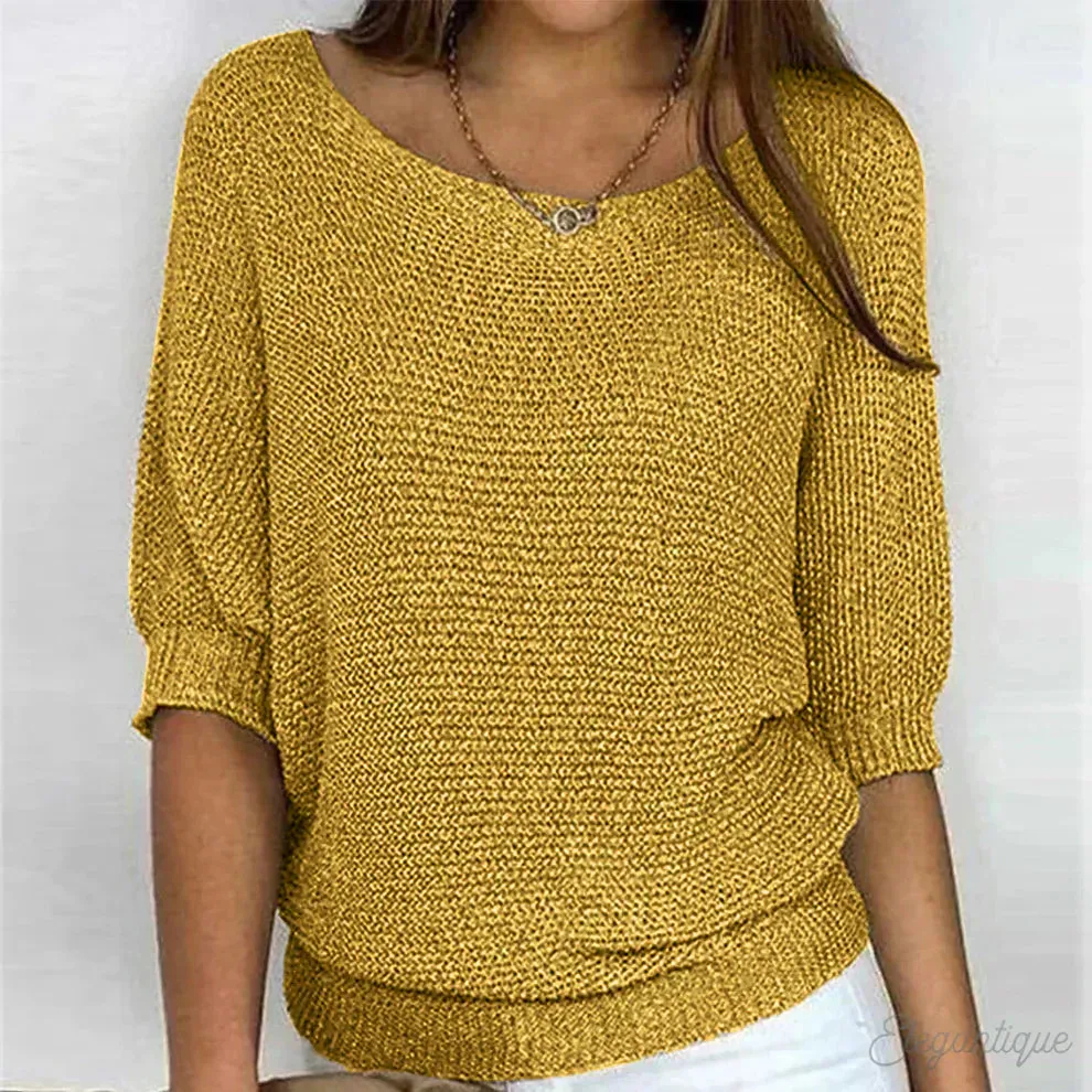 🔥Last day 70% off 🔥Relaxed Knit Top