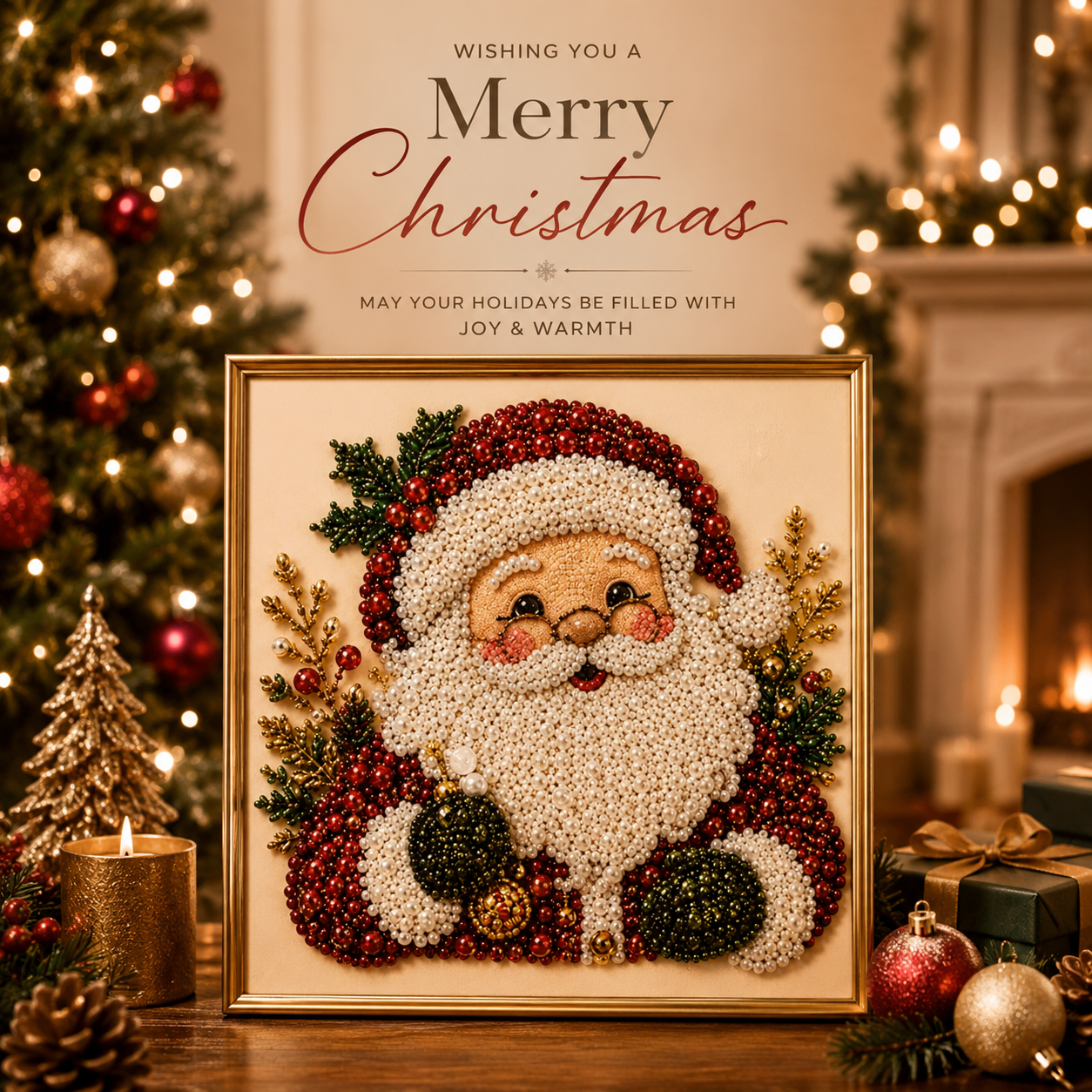  🎄 3D Christmas Pearl Art Kit 🎅 