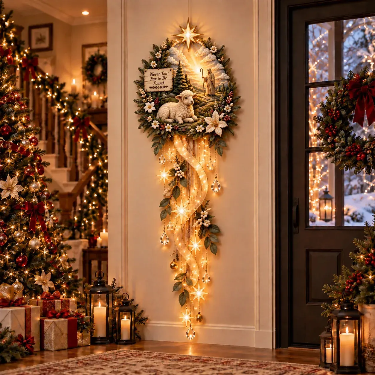 ✝️ Bethlehem – Lighted Nativity Wall Decor✝️✝️