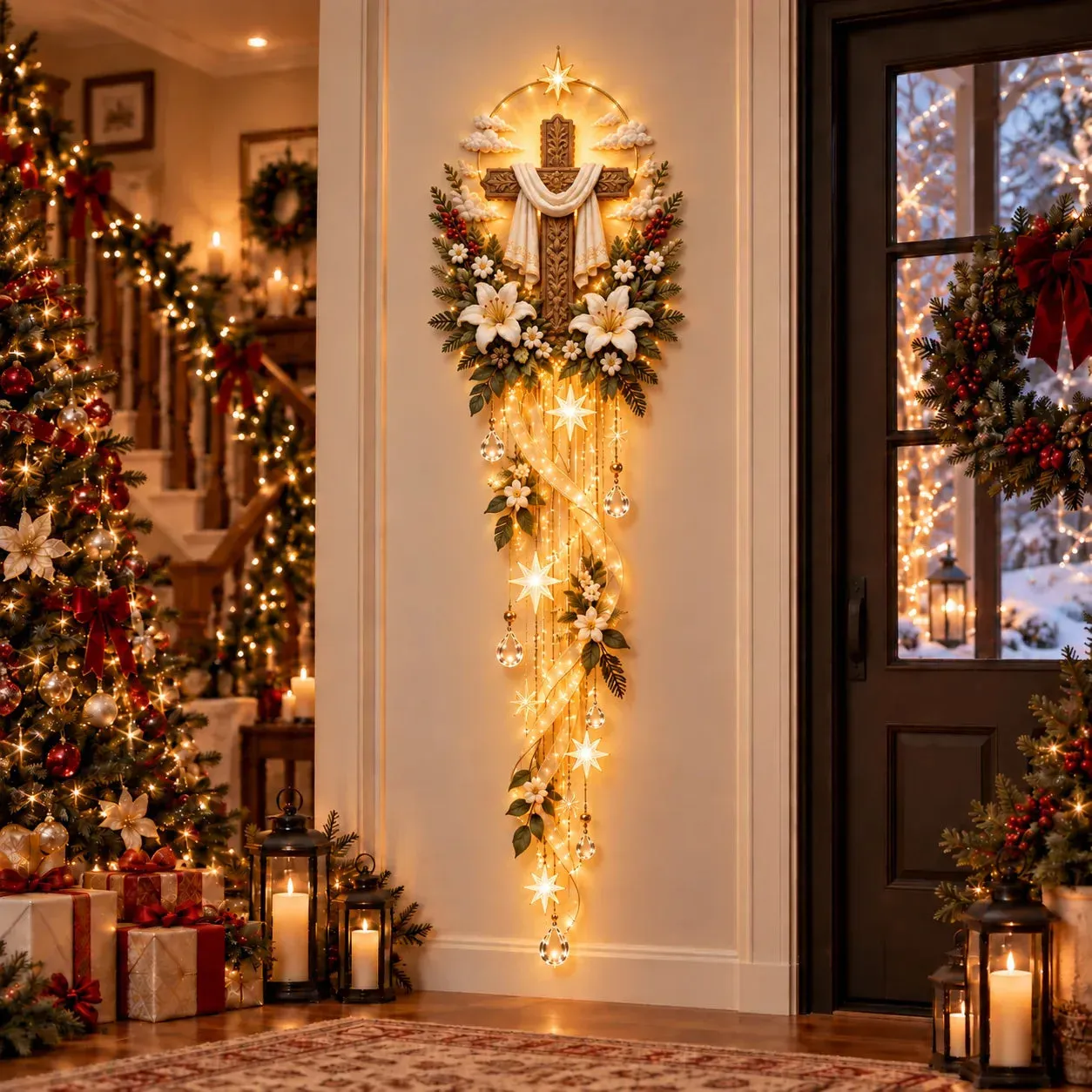 ✝️ Bethlehem – Lighted Nativity Wall Decor✝️✝️
