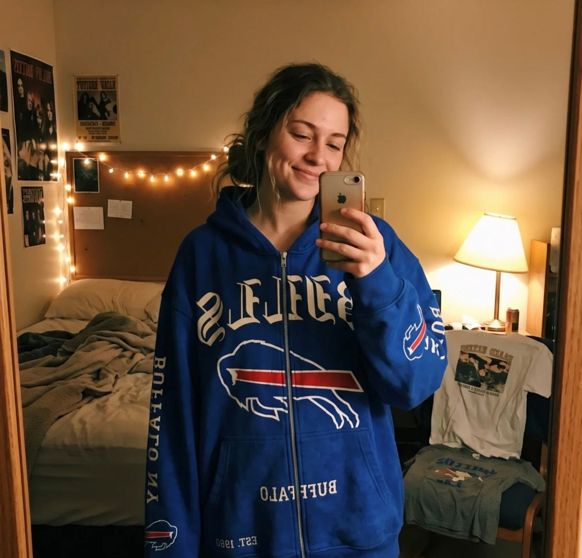 Retro Washed Full-Zip Hoodie with Built-In Facemask | Game Day Streetwear