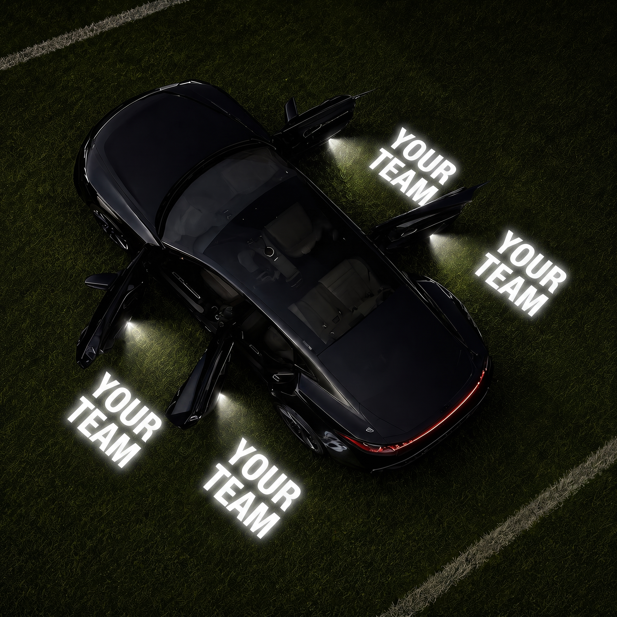 American Football Game Day Car Projector
