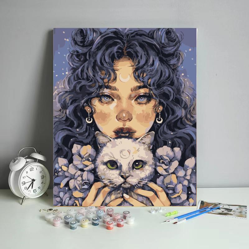 Custom Pet Paint by Numbers Kit – Paint Your Dog or Cat Yourself