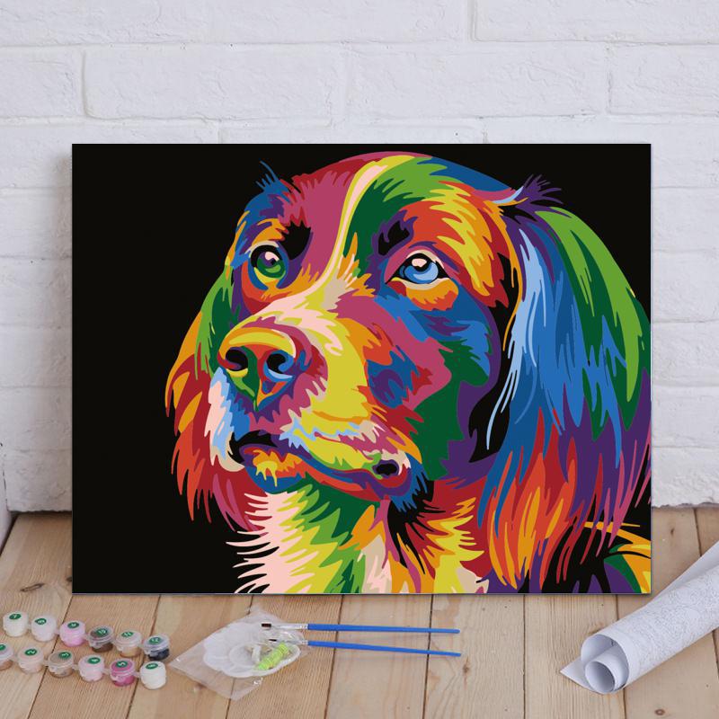 Custom Pet Paint by Numbers Kit – Paint Your Dog or Cat Yourself