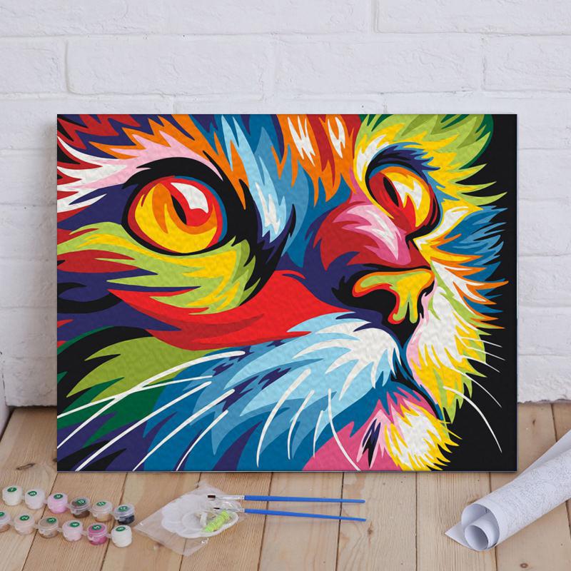 Custom Pet Paint by Numbers Kit – Paint Your Dog or Cat Yourself