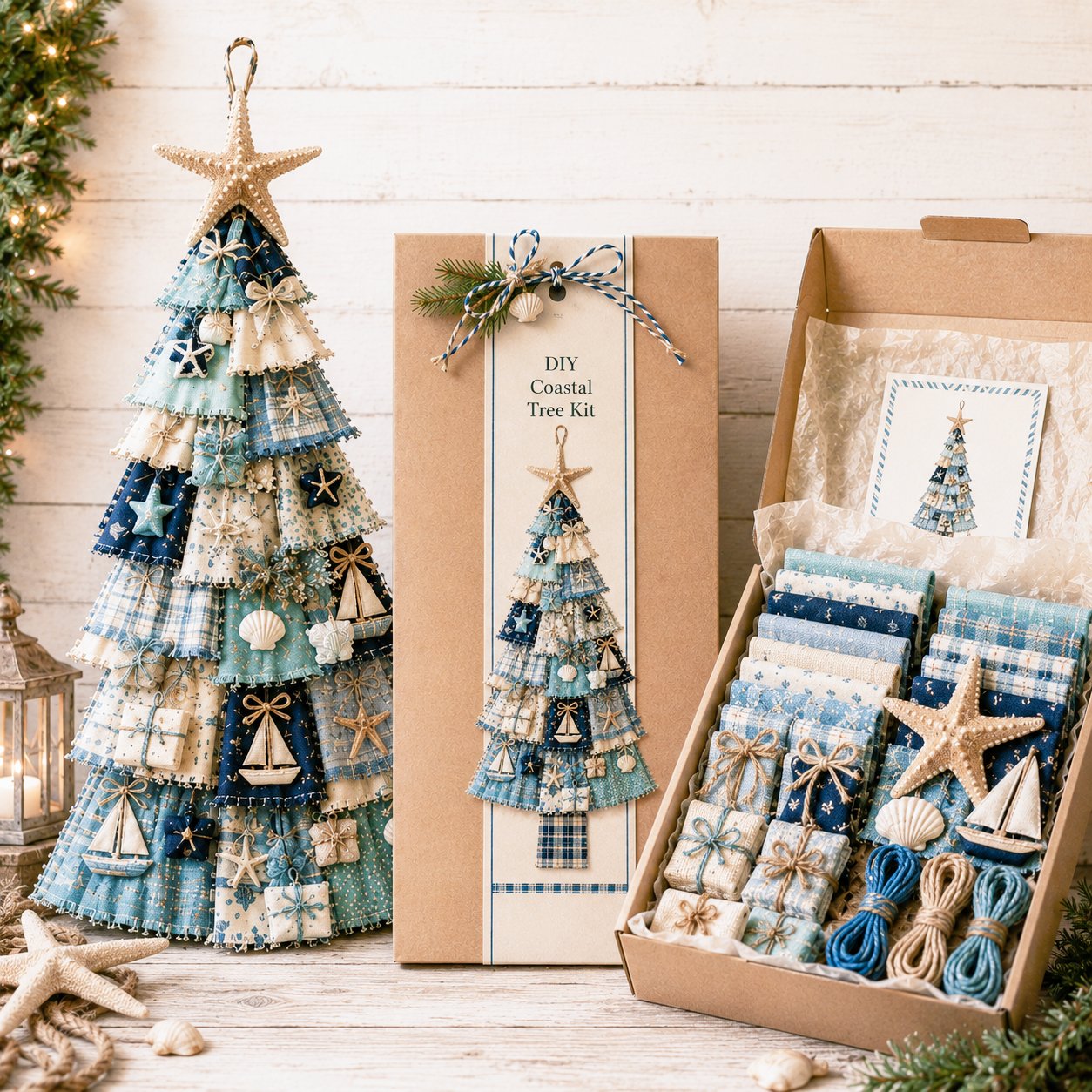 ⏳ Last Day 49% OFF – 🎄Friendly DIY Oversized Patchwork Christmas Tree Door Hanging Kit