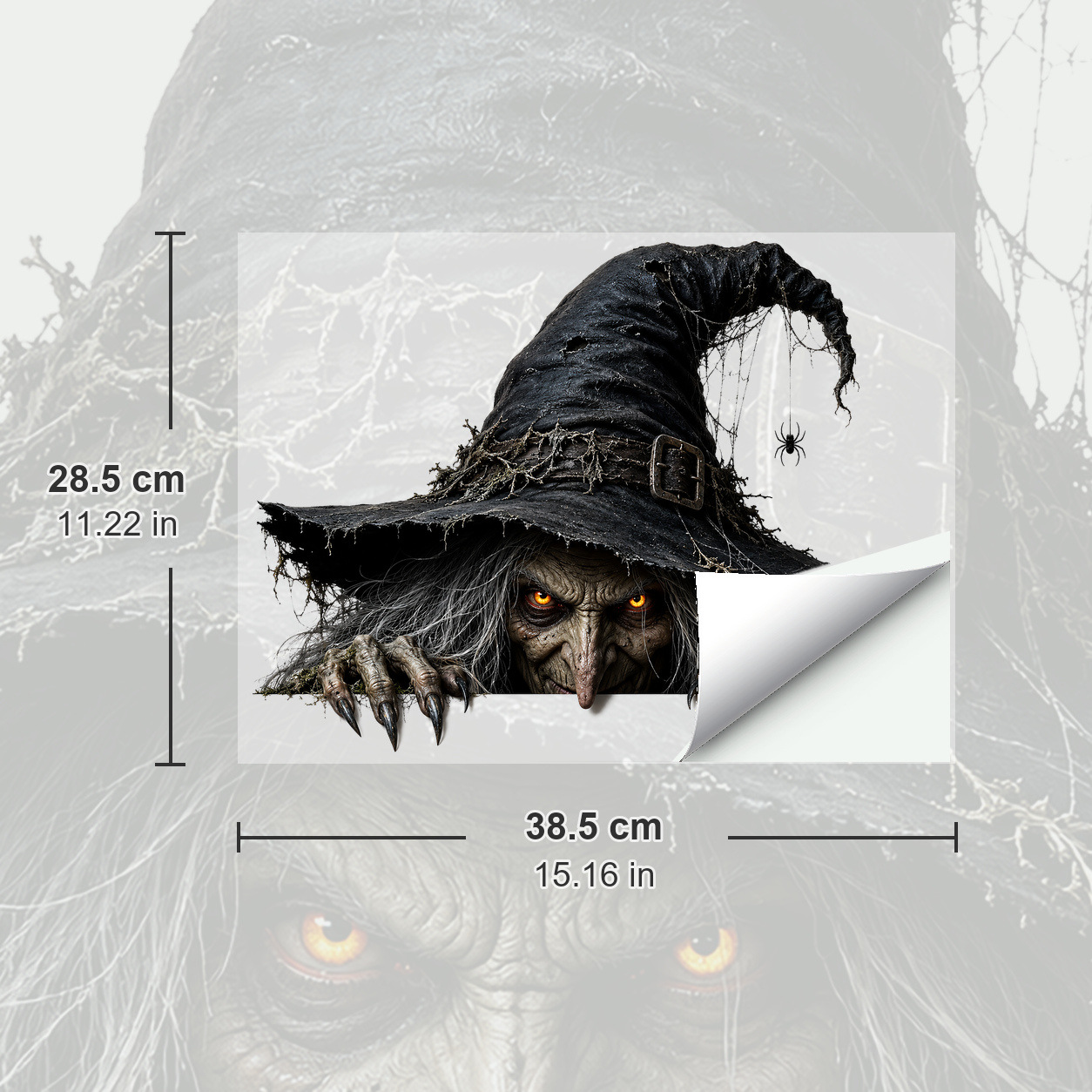 🎃👻Halloween Break-In 3D Wall Decals