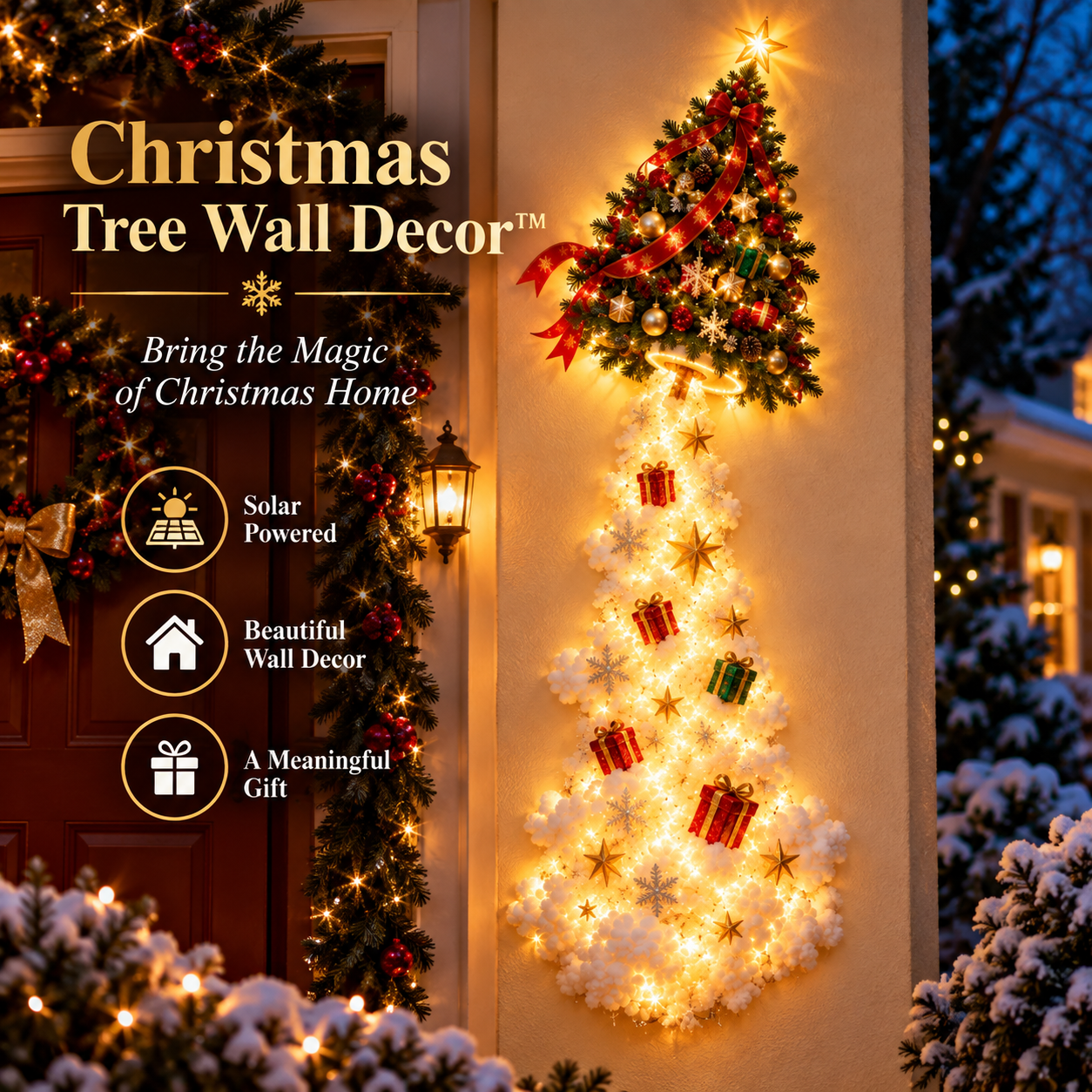 ✨Christmas Magic Trail Wall Light - A Little Christmas Magic, Right on Your Wall✨
