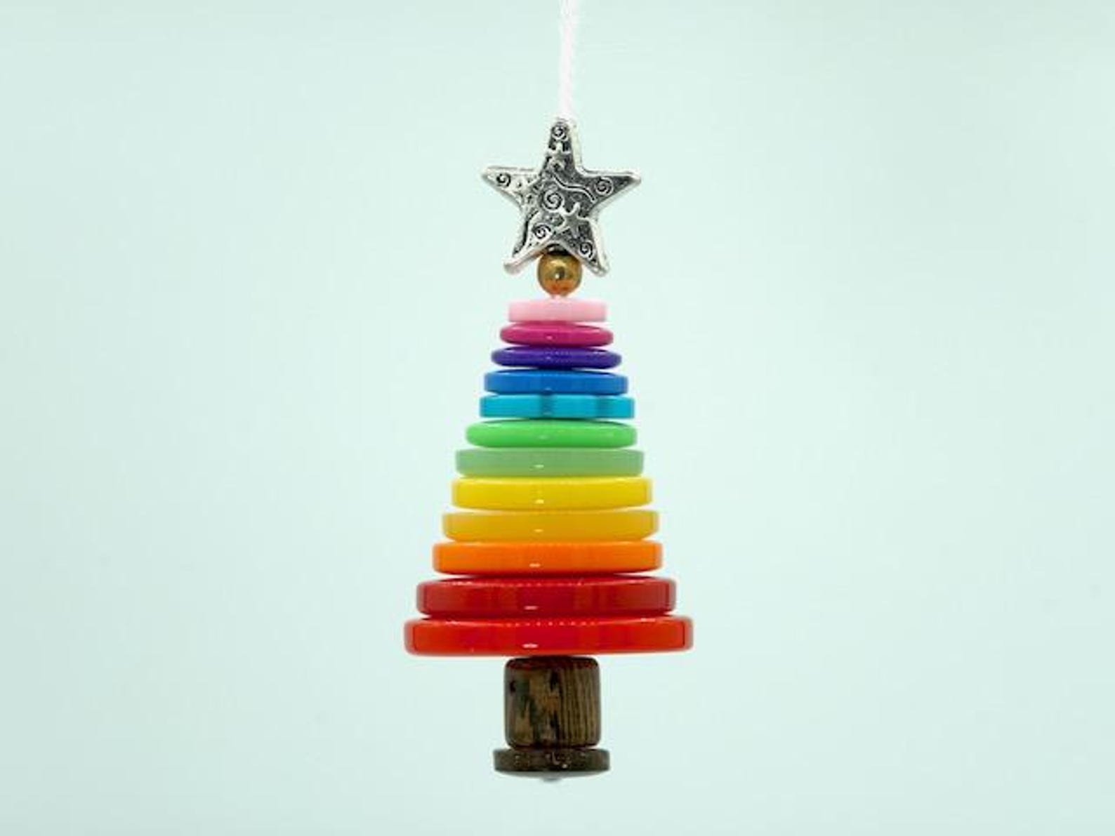 Button Christmas Tree Decoration