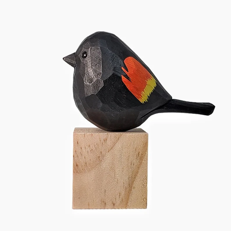 Woodcarving Bird | Woodcarving Art | Hand-painted Art