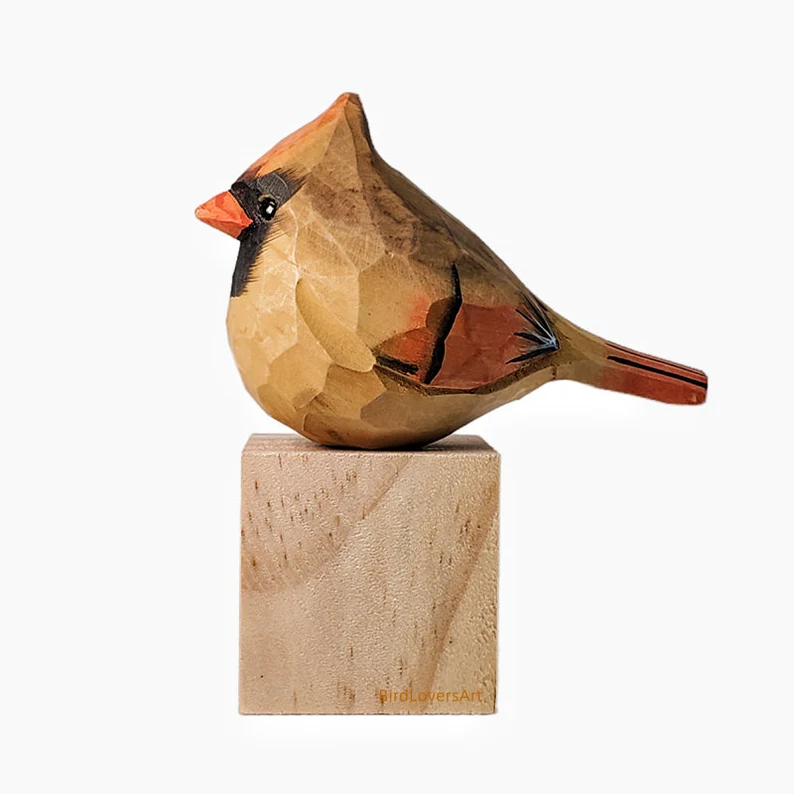 Woodcarving Bird | Woodcarving Art | Hand-painted Art