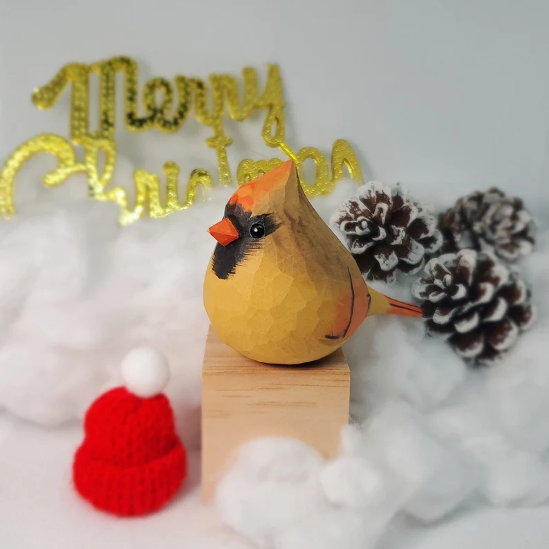 Woodcarving Bird | Woodcarving Art | Hand-painted Art