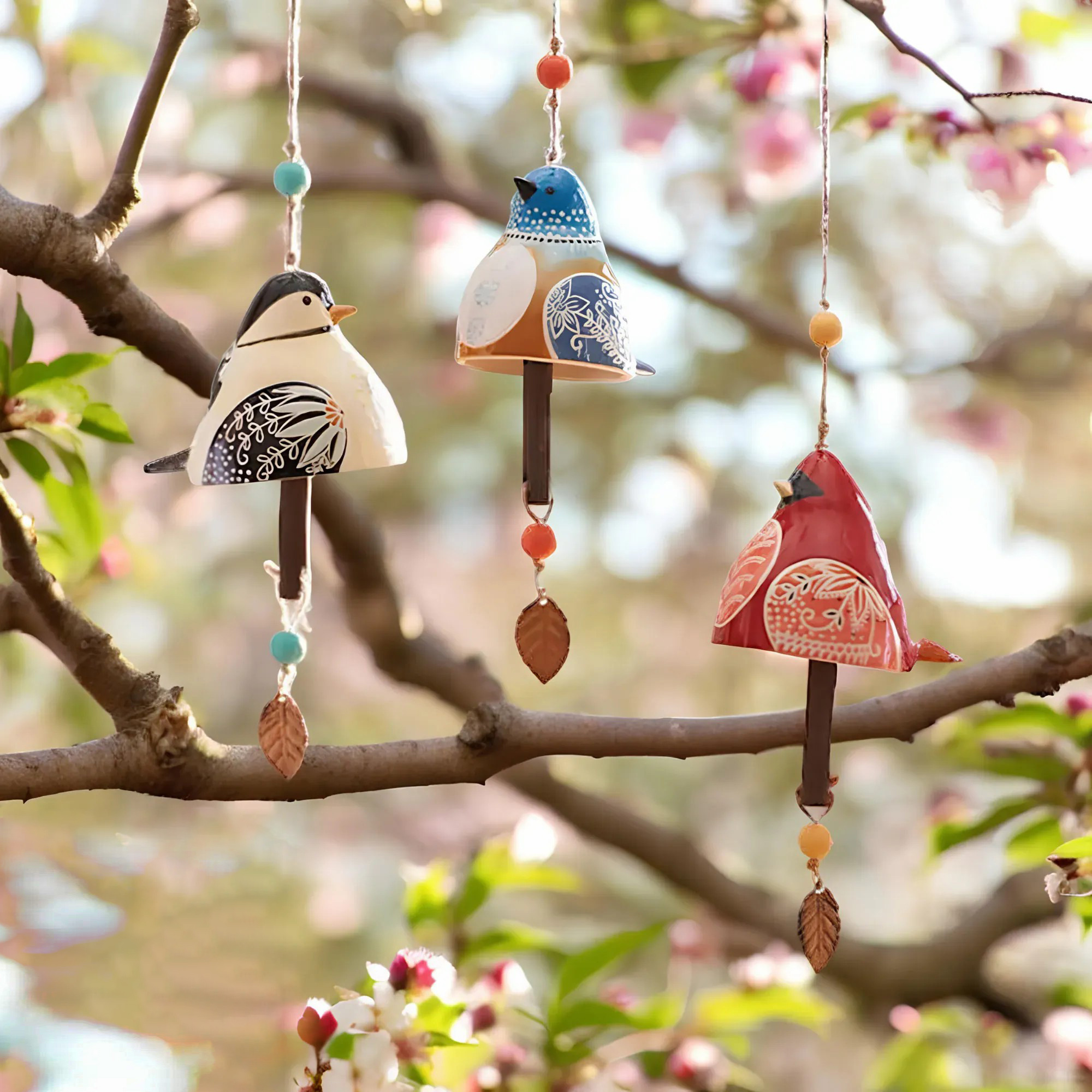 🕊️Lucky Bird Wind Chime | Hand Painted
