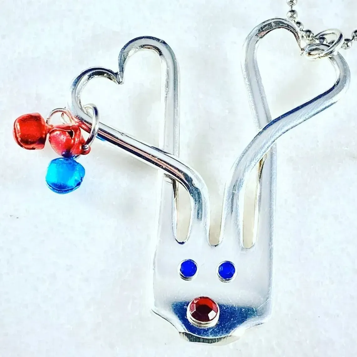 🦌Funny Fork Reindeer Ornament ✨