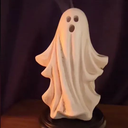 👻Handcrafted Ghost Incense Burner | Perfect for spooky season