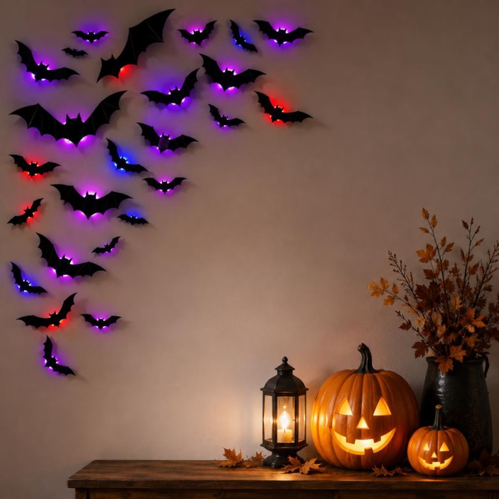 🦇2026 New Halloween 3D Lighted Bats🎃