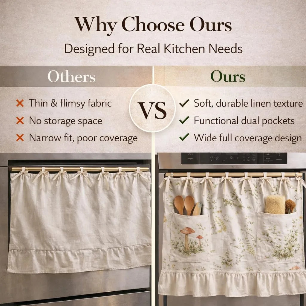 🔥Seasonal Bow Oven Door Cover