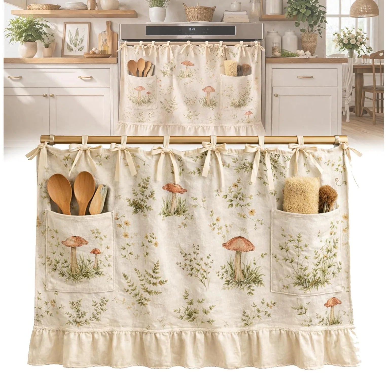 🔥Seasonal Bow Oven Door Cover