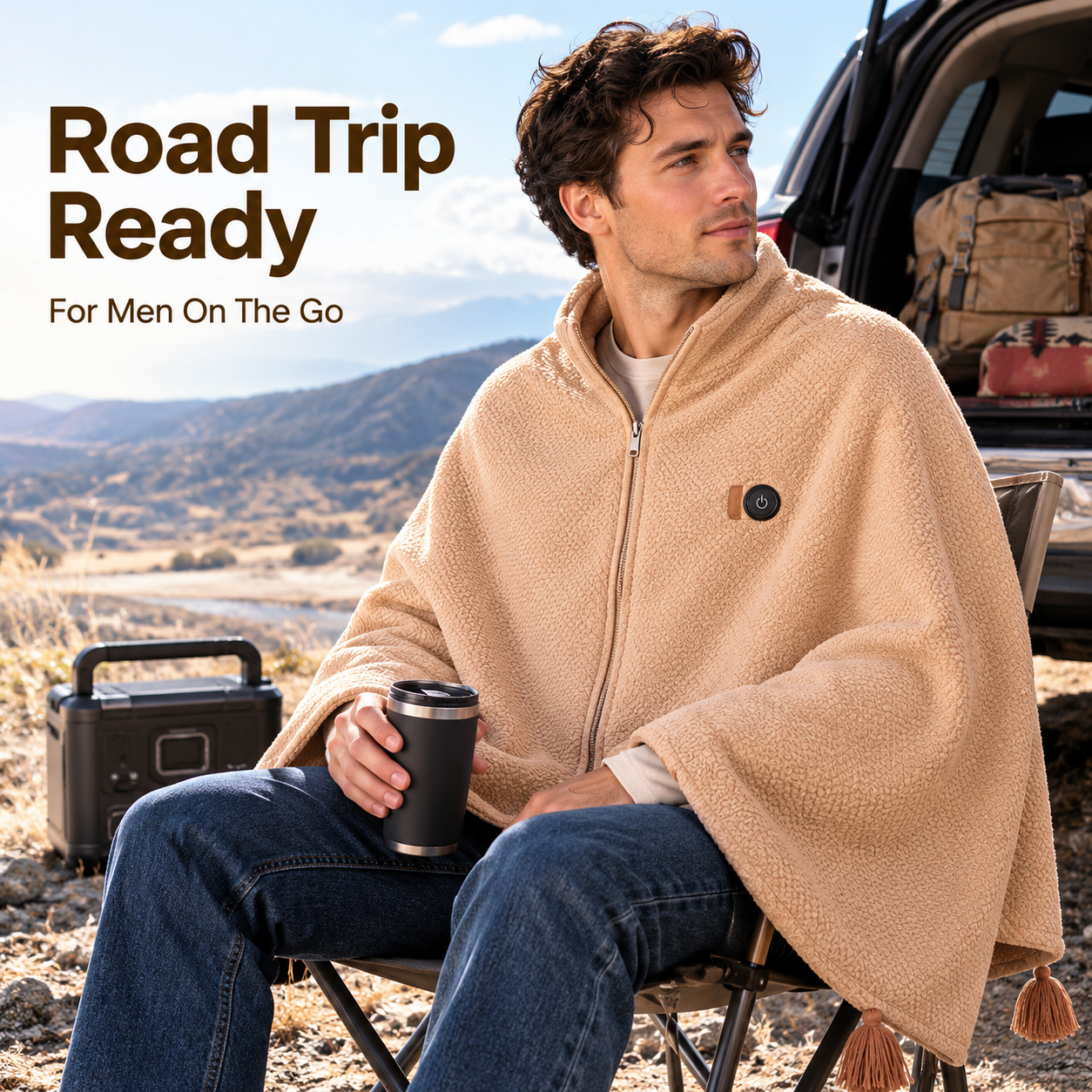🧣Wearable Heated Blanket – Cozy Hands-Free Warmth☀️