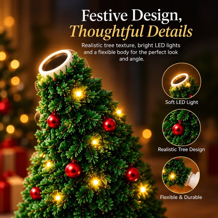 🎄 2026 New USB Plug-In Christmas Projector Night Light– Festive Holiday Atmosphere Lamp