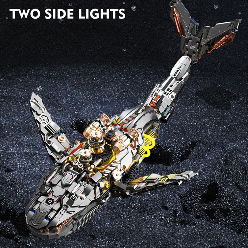 Ocean Whale Building Kit – Light-Up Mechanical Model