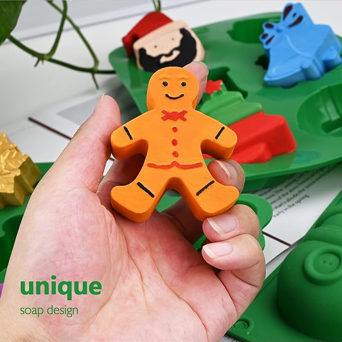 3 Pack - Christmas Silicone Molds