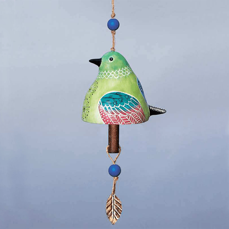 Vintage bird wind chimes