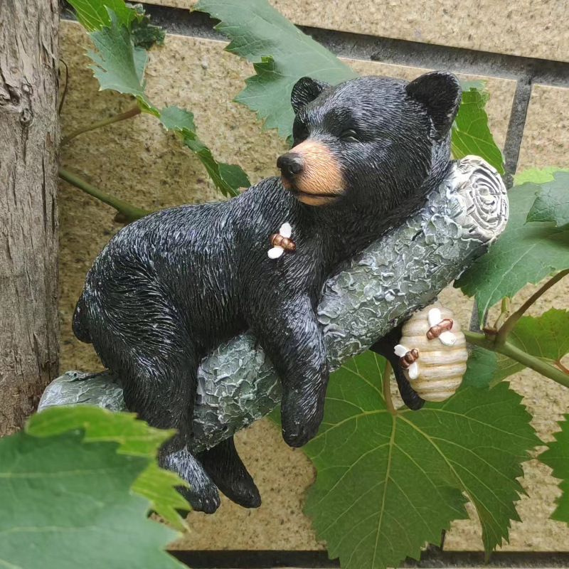 🐝Bee & Bear Cub Napping Out in a Tree🐻