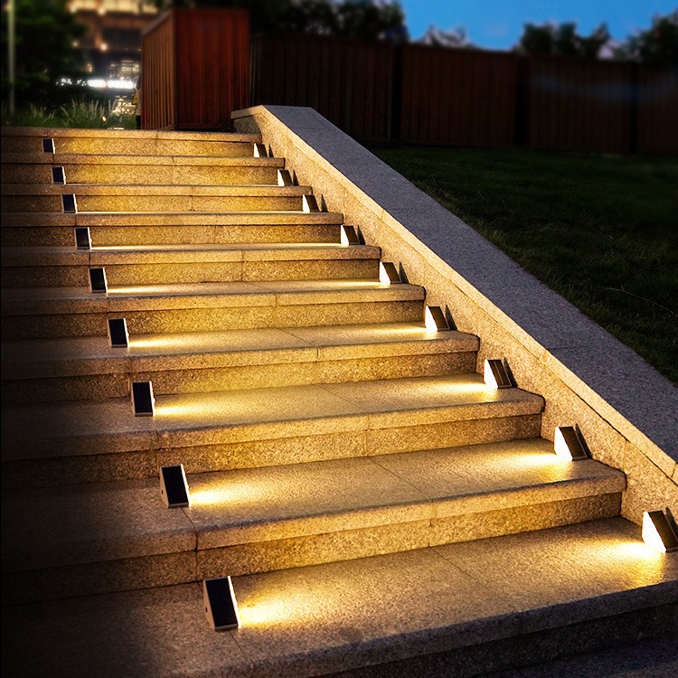 POTIWELL Solar Stair Lights 12 Pack