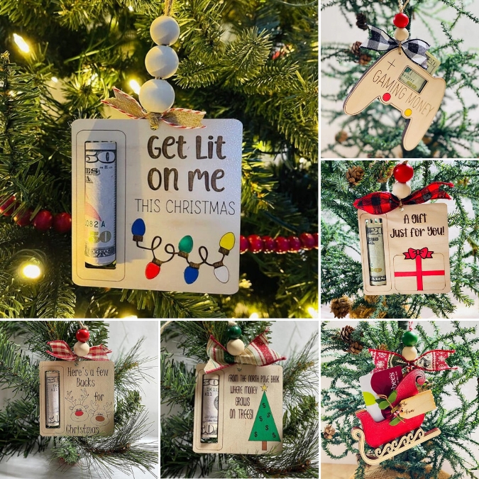 🎄Wooden Money Holder Gift | Christmas Gifts