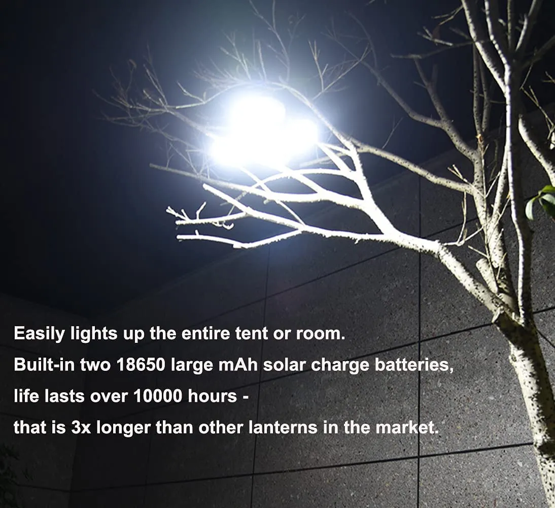 Outdoor Super Bright Solar Collapsible Lantern TEST