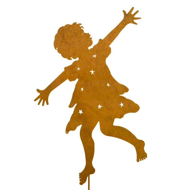 ✨Boy and Girl Dancer Metal Garden Sculpture（Free Shipping）