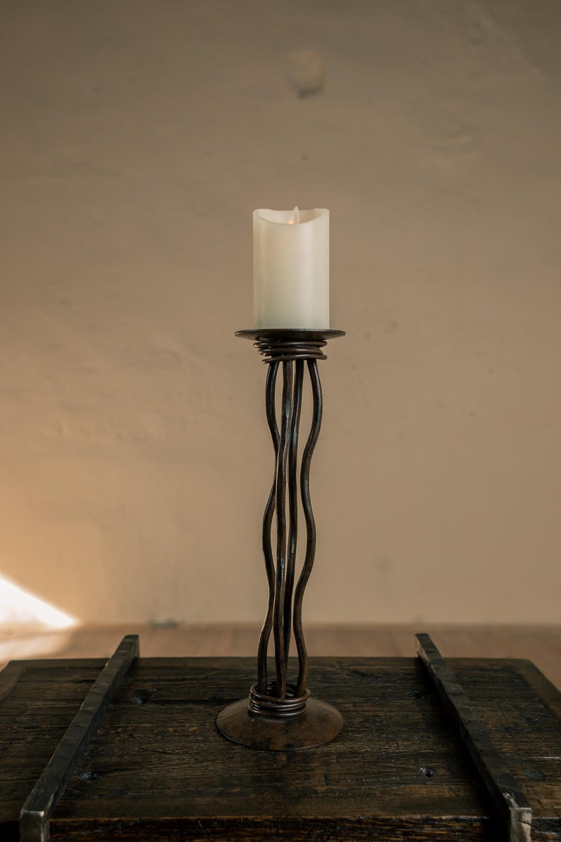 Iron Candle Holder