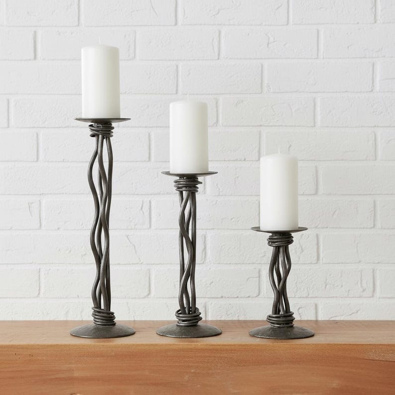 Iron Candle Holder