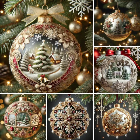 Fairy Tale Planet Christmas Ornaments