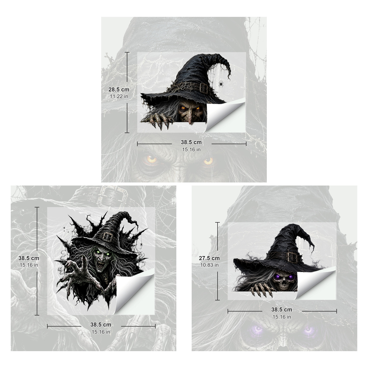 🎃👻Halloween Break-In 3D Wall Decals